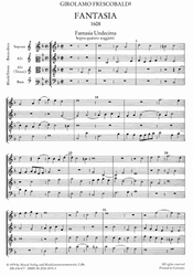 Frescobaldi Girolamo  Fantasia (1608)
