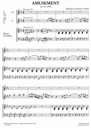 Friederich Matthias  Amusement, op. 11a