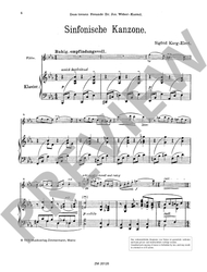 Karg-Elert, Sigfrid Sinfonische Kanzone