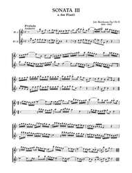 Mattheson Johann Vier Sonaten für zwei Blockflöten Sonaten Op.1 Nr.1,2,11,und 12