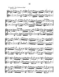 Chédeville Esprit Philippe Sechs galante Duos für zwei gleiche Melodieinstrumente, besonders Altflöten
