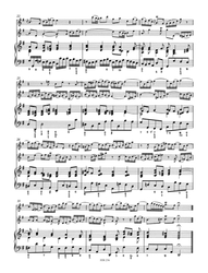 Bach Johann Sebastian Triosonate für Flöte, Violine (oder zwei Flöten) und Basso continuo G-Dur BWV 1038