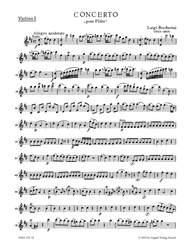 Boccherini Luigi Konzert für Flöte und Streicher D-Dur op. 27
