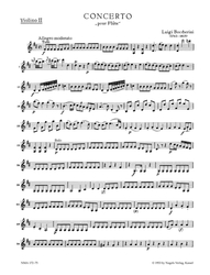 Boccherini Luigi Konzert für Flöte und Streicher D-Dur op. 27
