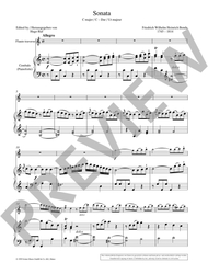Benda Friedrich Wilhelm Heinrich  Sonate C-Dur