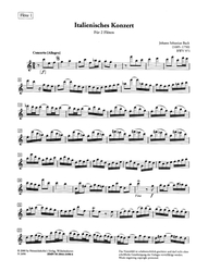 Johann Sebastian Bach Italienisches Konzert