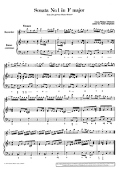 Georg Philipp Telemann 4 Sonaten