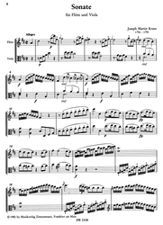 Kraus, Joseph Martin Sonate