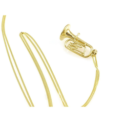Rockys zlatý přívěsek Euphonium se zlatým řetízkem 45 cm