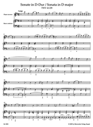 Telemann Georg Philipp Zwei Sonaten für Querflöte und Basso continuo