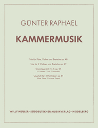 Raphael Günter Trio (1940) B-Dur op. 48