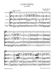 Boccherini Luigi Konzert für Flöte und Streicher D-Dur op. 27