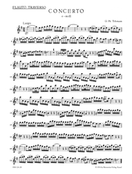Telemann, G. Philipp Konzert e-Moll TWV 52:e1