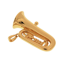 Rockys přívěsek tuba pozlacená