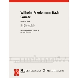 Bach, Wilhelm Friedemann  Sonate D-Dur