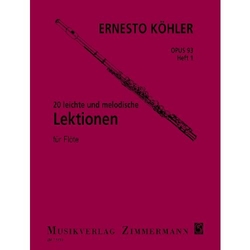 Köhler, Ernesto 20 leichte und melodische Lektionen