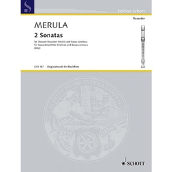 Tarquinio Merula 2 Sonaten