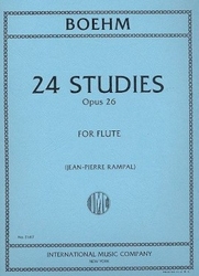 BÖHM, Theobald 24 Etudes-Caprices