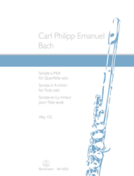 Bach Carl Philipp Emanuel Sonate a-Moll Wq 132