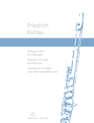 Kuhlau Friedrich Fantasie für Flöte allein D-Dur