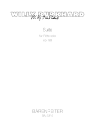 Burkhard Willy Suite für Flöte solo op. 98