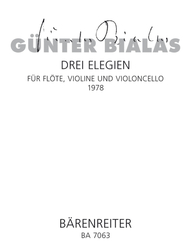 Bialas Günter Drei Elegien