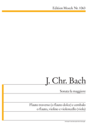 Bach Johann Christian Sonate F-Dur