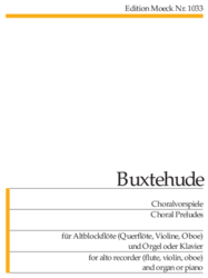 Buxtehude Dietrich  Choralvorspiele