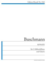 Buschmann Rainer Glen  Sonate (1982)