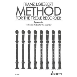 Franz Julius Giesbert Method for the Treble Recorder