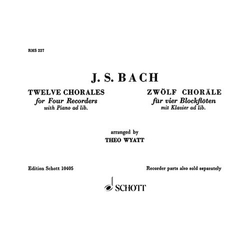 Johann Sebastian Bach 12 Choräle