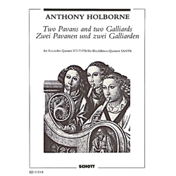Anthony Holborne 2 Pavans and 2 Galliards