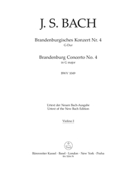 Bach, Johann Sebastian Brandenburgisches Konzert Nr. 4 G-Dur BWV 1049