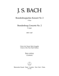 Bach J. Sebastian Brandenburgisches Konzert Nr. 2 F-Dur BWV 1047