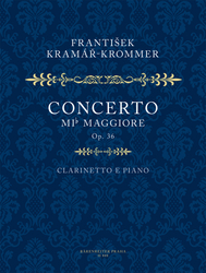 Kramář-Krommer František Vincenc Koncert Es dur pro klarinet a orchestr op. 36