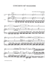 Kramář-Krommer František Vincenc Koncert Es dur pro klarinet a orchestr op. 36