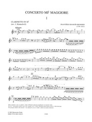 Kramář-Krommer František Vincenc Koncert Es dur pro klarinet a orchestr op. 36