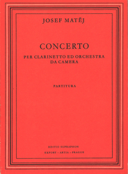Matěj Josef Koncert pro klarinet a komorní orchestr