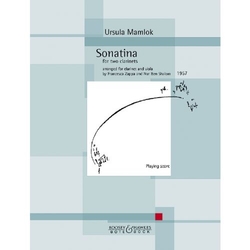 Mamlok Ursula Sonatina for two clarinets