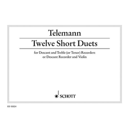 Georg Philipp Telemann 12 Short Duets