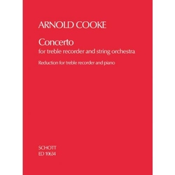 Arnold Cooke Recorder Concerto