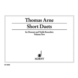 Thomas Augustine Arne Short Duets