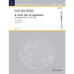 Anthony Holborne Sets of Quintets
