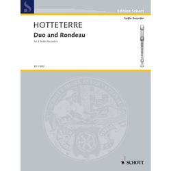 Jacques Hotteterre le Romain Duo et Rondeau