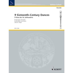 9 Sixteenth-Century Dances