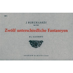 Johann Burckhardi  12 unterschiedliche Fantaseyen