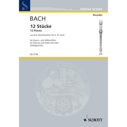 Johann Sebastian Bach 12 Stücke