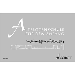 Heinrich Rohr - Franz Lehn Altflötenschule für den Anfang