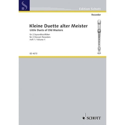 Kleine Duette alter Meister