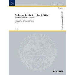 Solobuch für Alt-Blockflöte